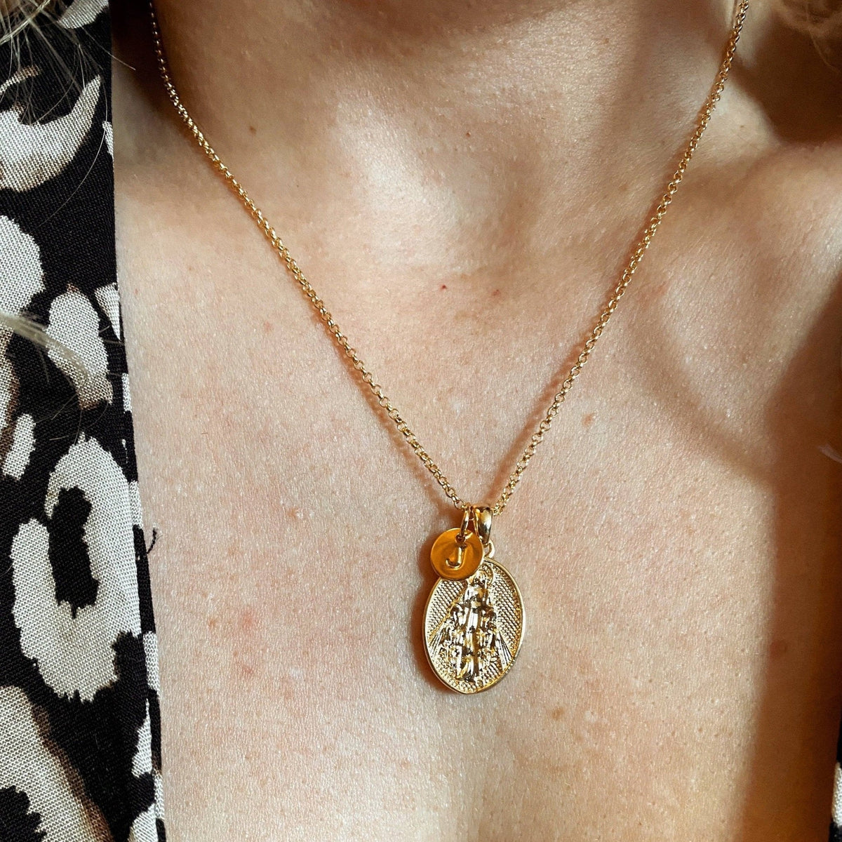 18k Gold Initial Charm ¡ª Letter M