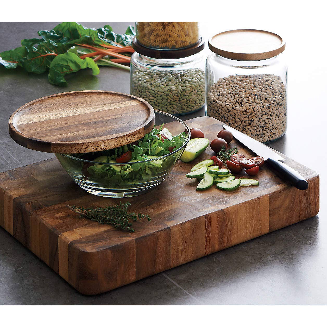 Heirloom Acacia End Grain Cutting Board | Extra Thick Butcher Block