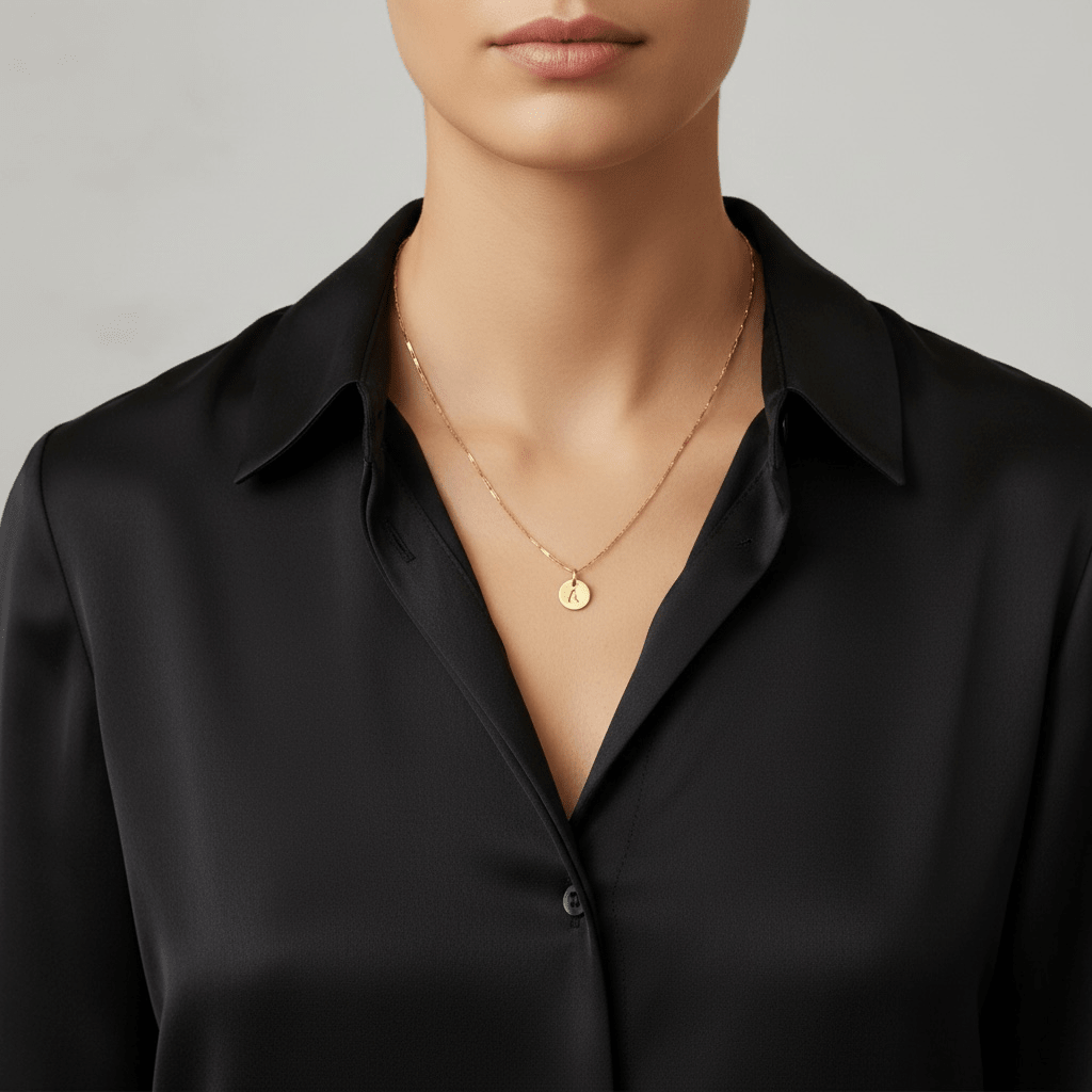 18k Gold Initial Charm ¡ª Letter X