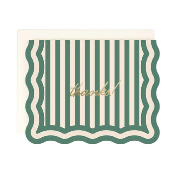 Thanks! Striped - Boxed set of 8