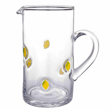Lemon Icon Glass Pitcher