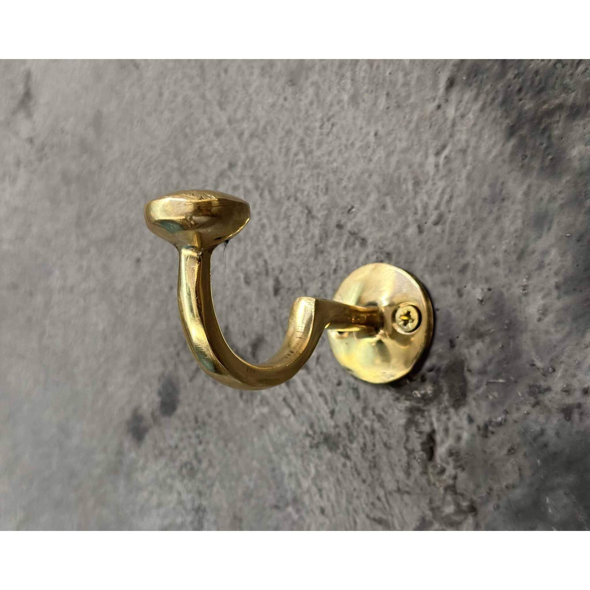 Solid Brass Wall Mounted Hooks
