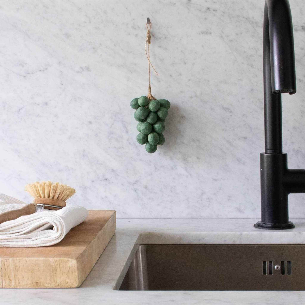 Handcrafted Grapes Soap - 100% Olive Oil - Olive Green