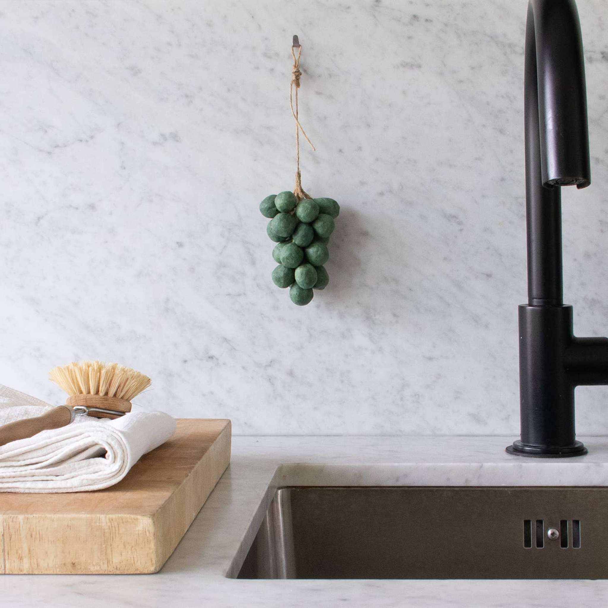 Handcrafted Grapes Soap - 100% Olive Oil- Slate