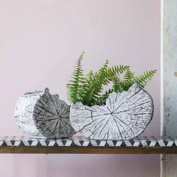 White Bois Slice Planter