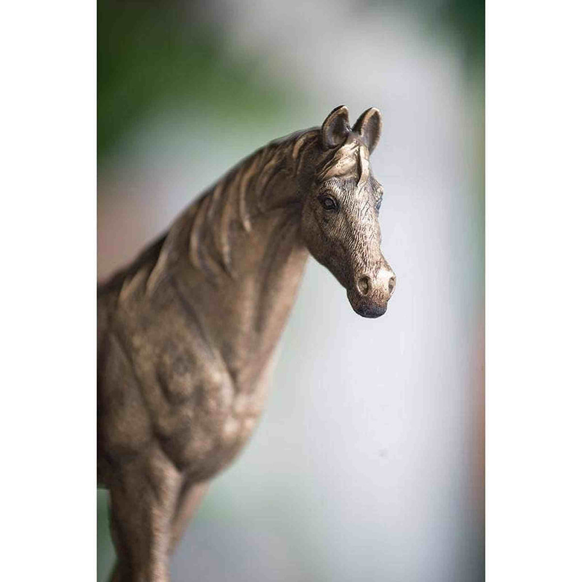 Rustic Standing Horse Statue