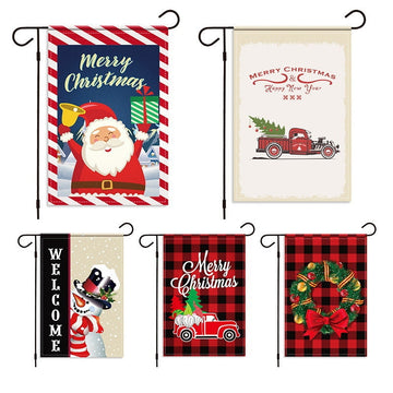 Garden Flag For Christmas