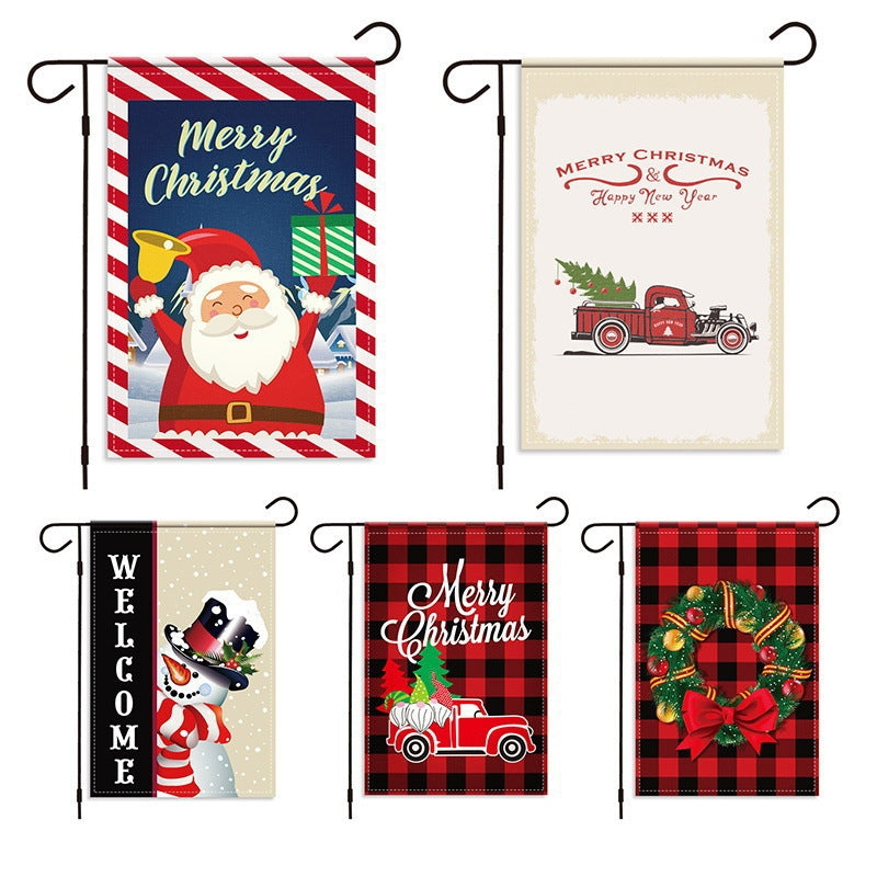 Garden Flag For Christmas