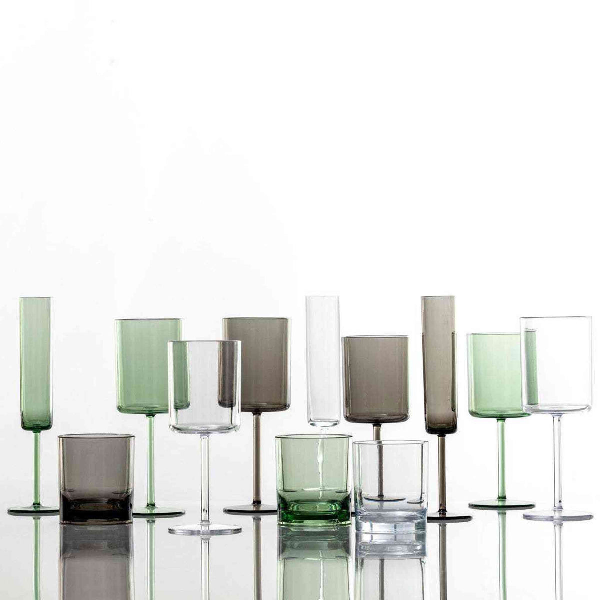 Acrylic Gray Double Drinkware 14oz