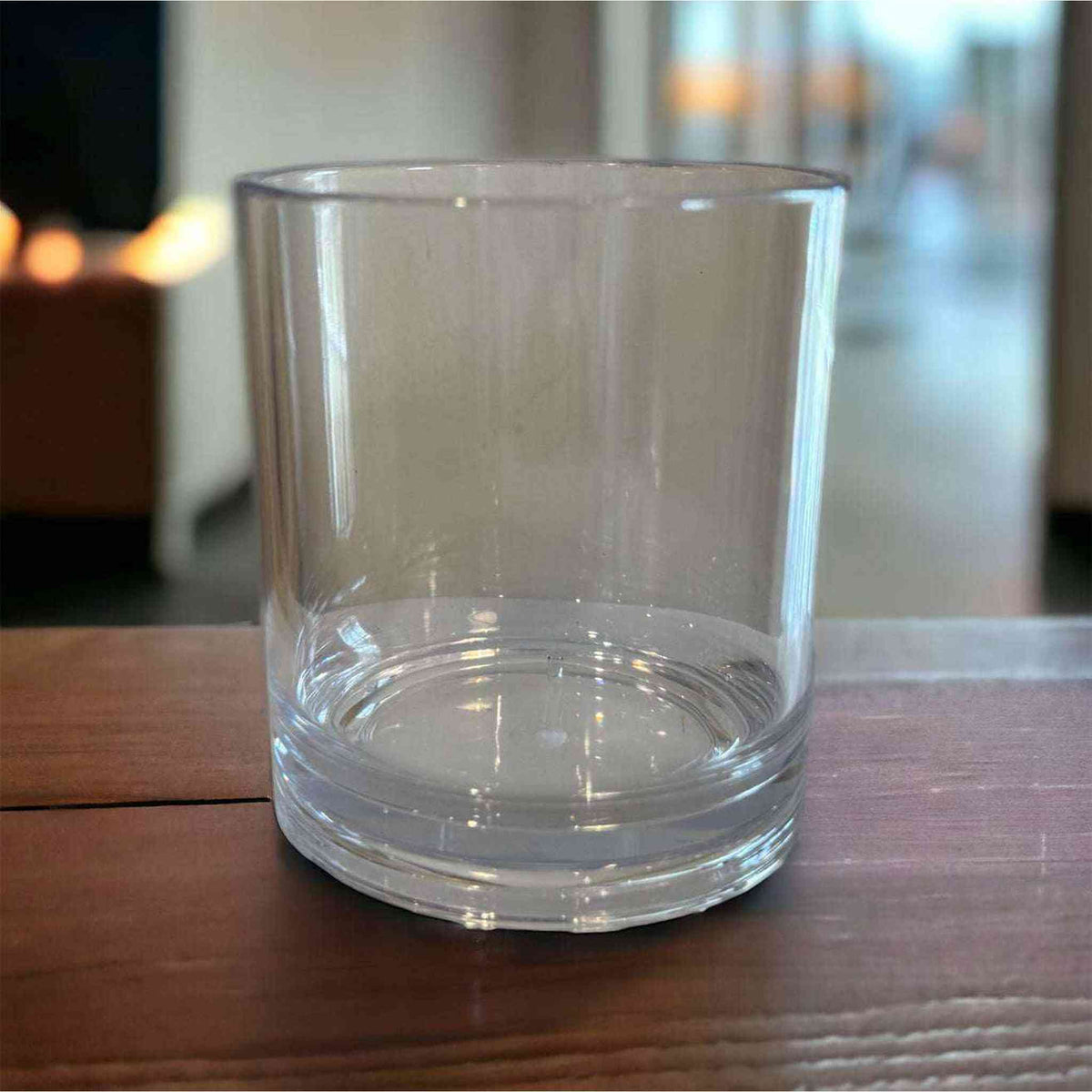 Acrylic Clear Double Old Fashioned Glass