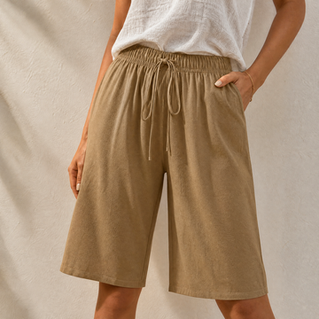 Lumera – Women's Wide-Leg Drawstring Shorts