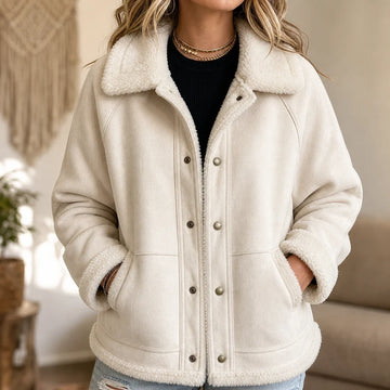 Veloura – Shearling-Trim Jacket