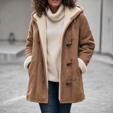 Wintlace – Shearling-Lined Hooded Duffle Coat