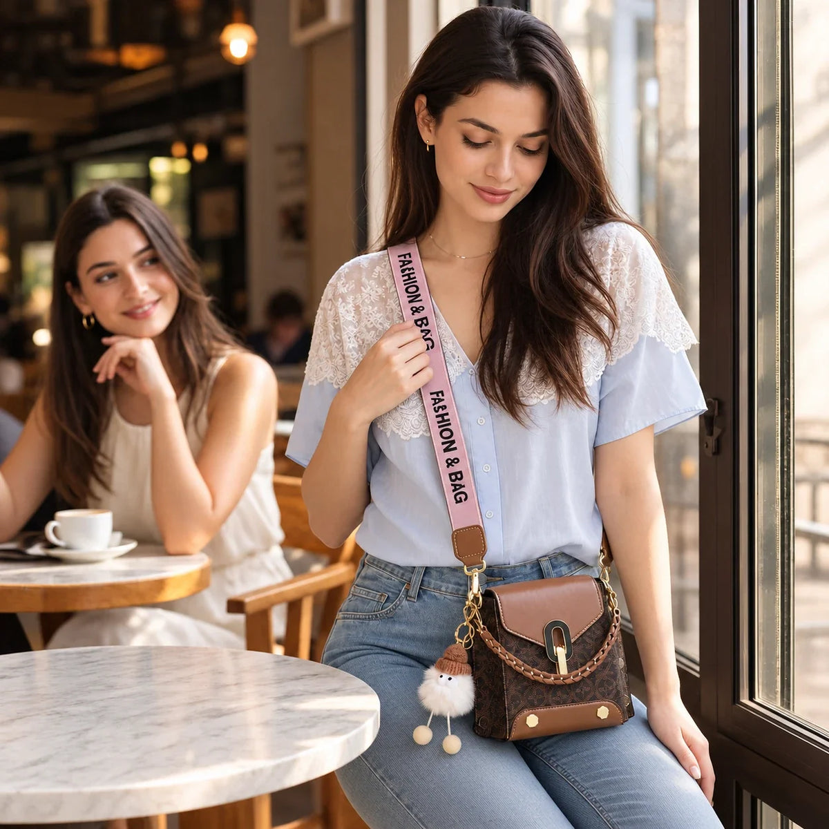 Veluna – Patterned Crossbody Bag