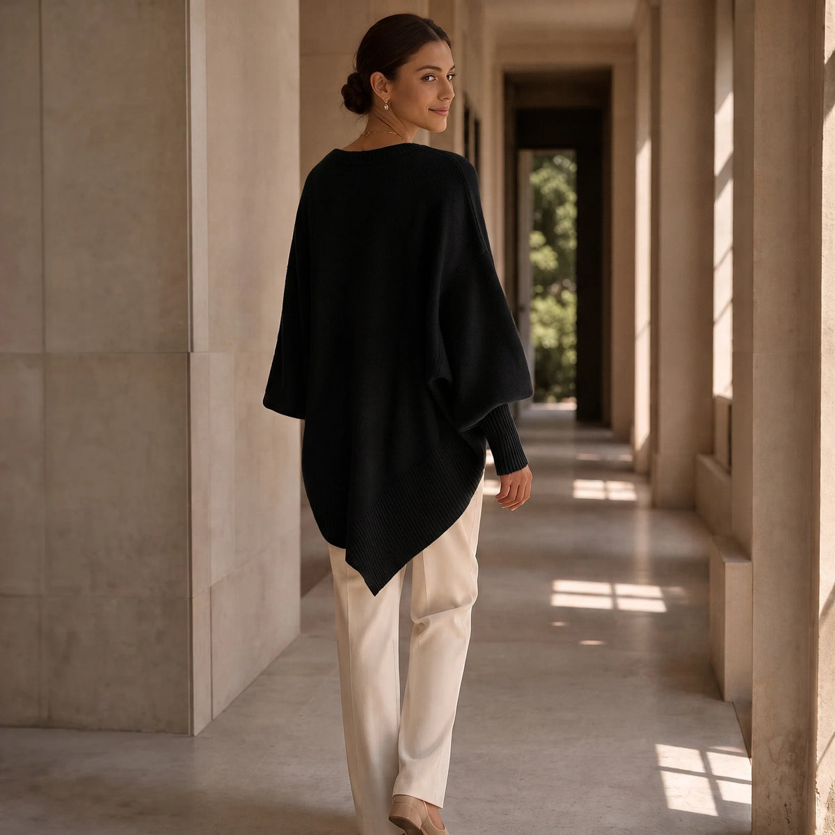 Mayfield – Oversized V-Neck Knit Sweater
