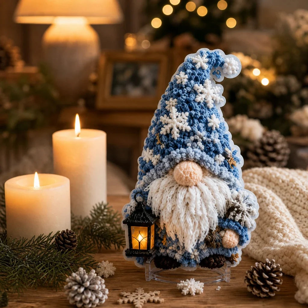 Gnome & Glow – Punch Needle Gnome Craft Kit