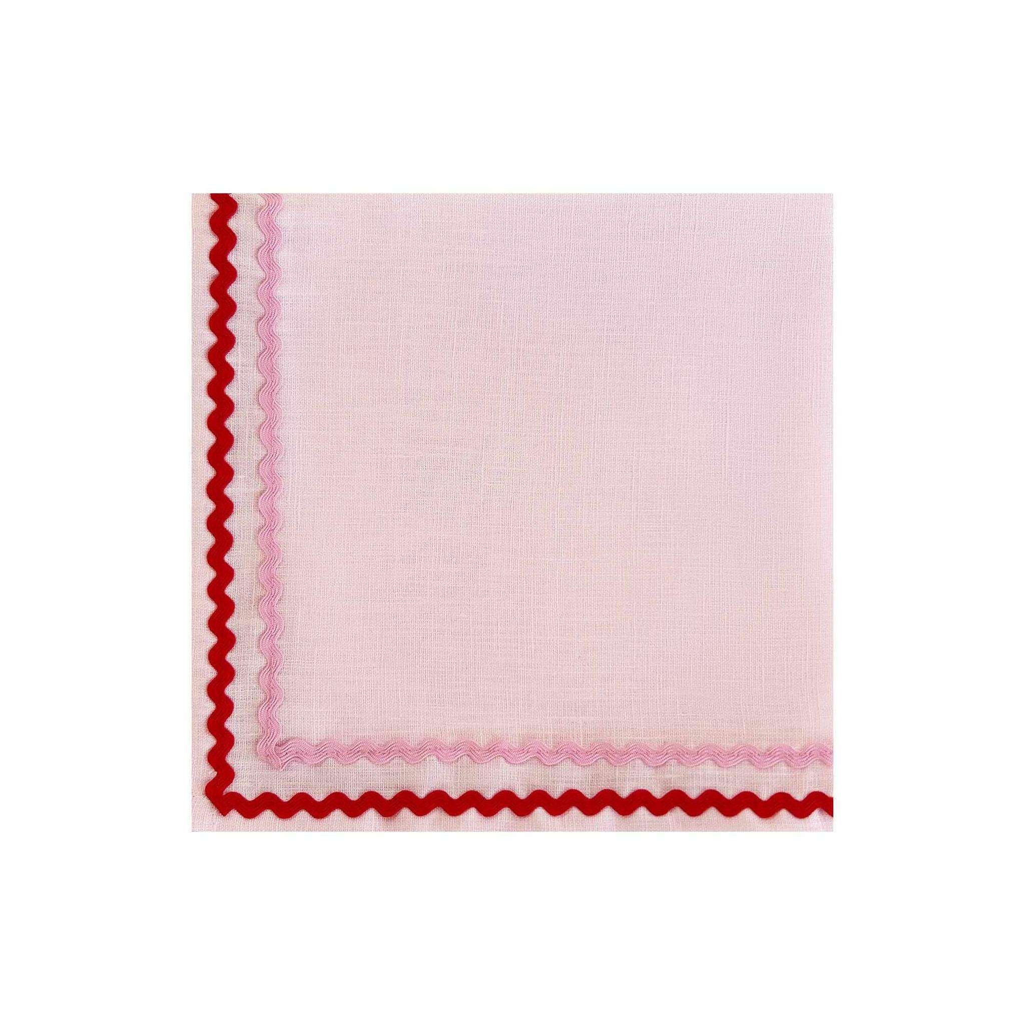 Pink Double Ric Rac Set of Two