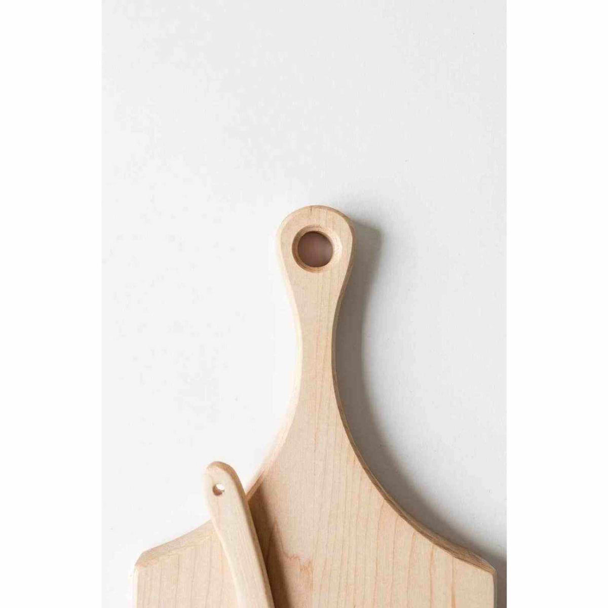 Maple Cheese Board with Wooden Spreader
