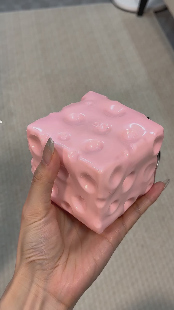Strawberry Milk Cheesecake Squishy Ball – Jumbo Slow Rising Stress Relief Toy