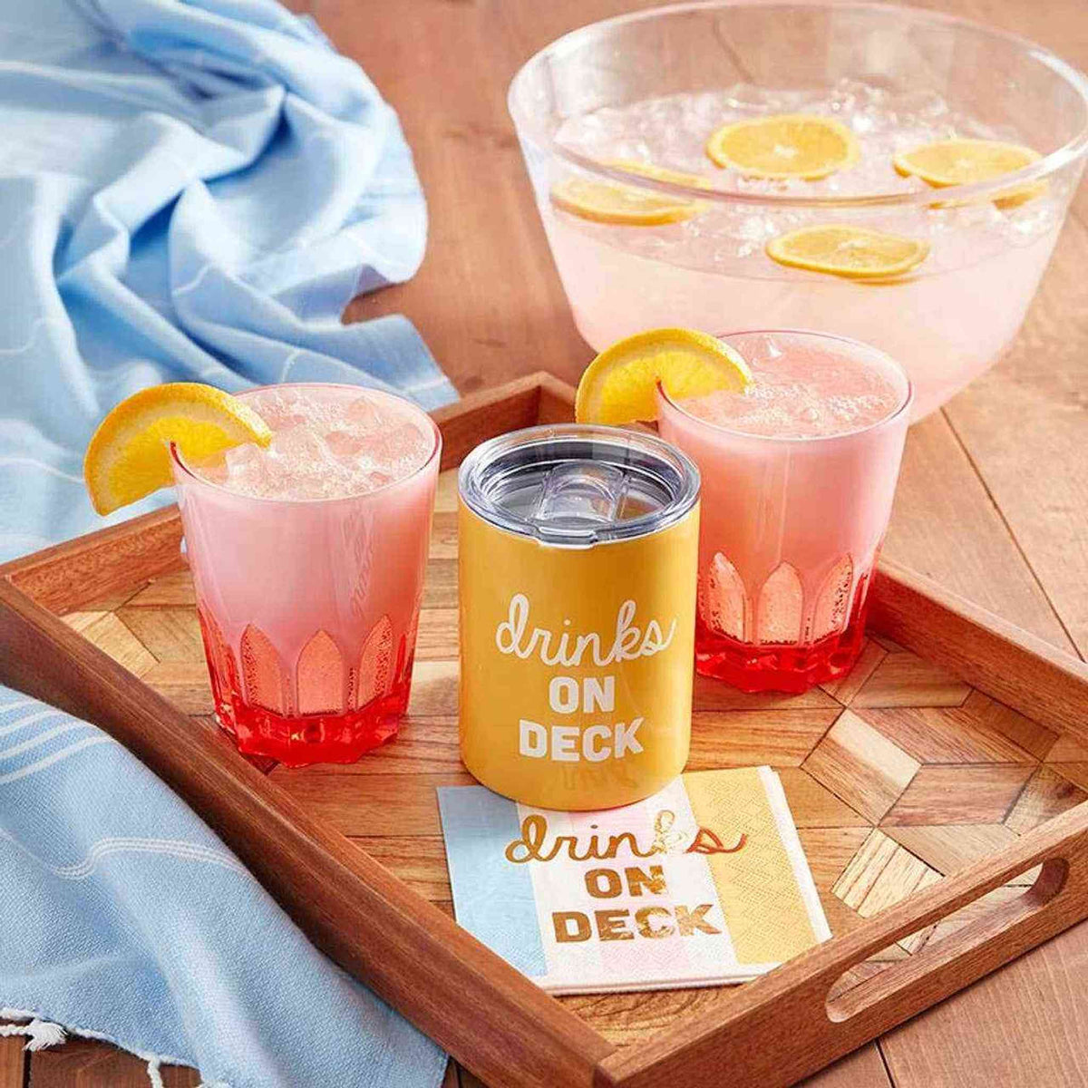 Pink Double Face Acrylic Tumbler